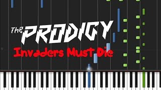 The Prodigy  Invaders Must Die Piano Tutorial ♫ [upl. by Armond219]