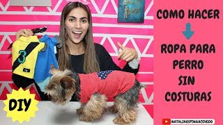 COMO HACER ROPA PARA PERRO  DIY  MASCOTAS [upl. by Assela501]