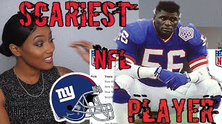 New NFL Fan Reacts to Lawrence Taylor quotLTquot Football Highlights [upl. by Russom]