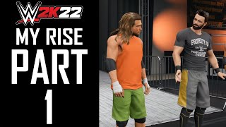 WWE 2K22  MyRise  Gameplay Walkthrough  Part 1  quotSuperstar Creation Performance Centerquot [upl. by Nela]