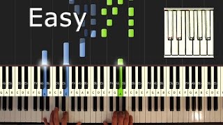 Feliz Navidad  Piano Tutorial Easy  How To Play Synthesia  Christmas [upl. by Hilaria84]