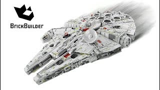 LEGO Millennium Falcon 75192 SHORT BUILD Star Wars  10 Minutes Fast Build  Exclusive Rare Set [upl. by Aikkin]