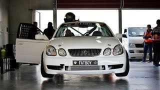 Raw Footage Carl Thompson 4 Rotor Nitrous Turbo  Lexus GS300 [upl. by Attennaej]