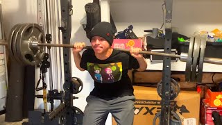 I hit 315 on squat PR [upl. by Erhart388]