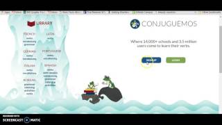 CONJUGUEMOS Tutorial Registering Students [upl. by Arliene355]