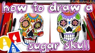 How To Draw A Sugar Skull [upl. by Kylstra]