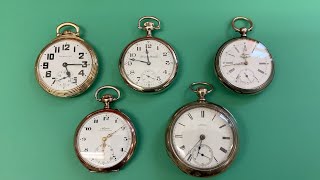 Setting and Winding Pocket Watches [upl. by Tremml]