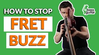 How To Stop Fret Buzz On The Bass Guitar Truss Rod Adjustment [upl. by Denise]