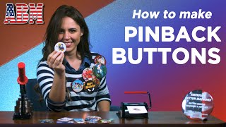 How to make a pinback button with a button maker from American Button Machines [upl. by Capps]