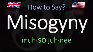 How to Pronounce Misogyny CORRECTLY Meaning amp Pronunciation [upl. by Ennaihs932]