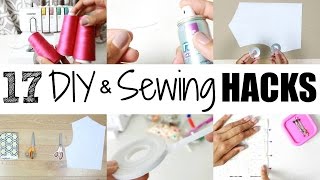 17 DIY amp Sewing Hacks  Tips [upl. by Ylatfen770]