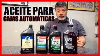 TIPOS de ACEITES para CAJAS AUTOMÁTICAS [upl. by Nodnelg]