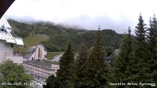 Nouvelle webcam à Gourette dans les Pyrénées [upl. by Eisler]