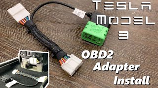 Tesla Model 3  OBD2 Adapter Install Audio Fixed [upl. by Nosyk526]