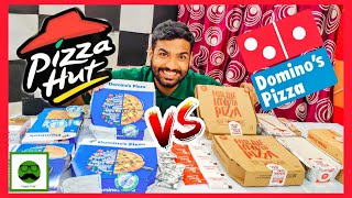 Dominos Vs Pizza Hut  Best Pizza Kiska hai  Veggie Paaji [upl. by Nylessoj]