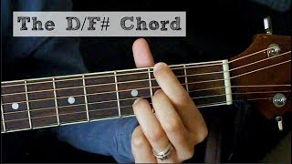 The DF Chord EASY VERSION  Guitar Tutorial [upl. by Reinal]