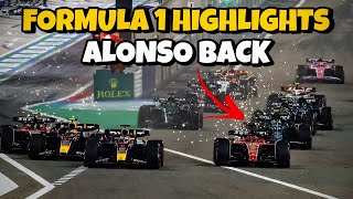 FORMULA 1 HIGHLIGHTS  Grand prix Bahrain [upl. by Nerol]