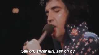 Elvis Presley  Bridge Over Troubled Water On Tour 1972 with lyrics [upl. by Monahan542]