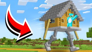 How to Build A Working Walking House in Minecraft [upl. by Tocci755]