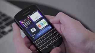 BlackBerry Q10 First Look and Review [upl. by Edya634]