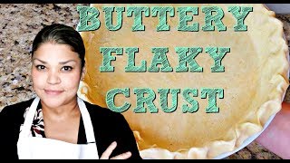 How To Make A Flaky Pie Crust  Buttery Pie Crust Recipe  Simply Mama Cooks [upl. by Dunc]