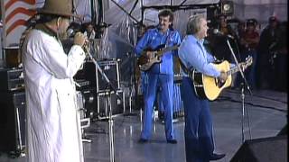 George Jones  Tennessee Whiskey Live at Farm Aid 1985 [upl. by Greenstein]