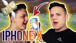 ÚJ iPhone Xet vettem Bedének 📱💸 meglepődött [upl. by Nuli799]