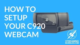 How to Setup Your Logitech C920 Webcam [upl. by Forcier]