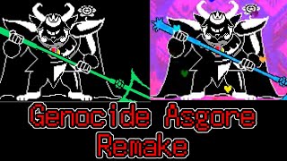 Remake Genocide Asgore battle QSVs take undertale fangame [upl. by Orsa]