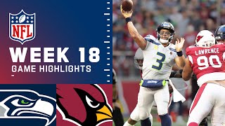 Seahawks vs Cardinals Week 18 Highlights  NFL 2021 [upl. by Masson]