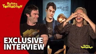 The Skeleton Twins Star Bill Hader Is So Funny He Makes Kristen Wiig Cry  Rotten Tomatoes [upl. by Shipley681]