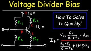 Voltage Divider Bias Circuit [upl. by Wolff621]