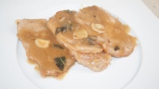 Scaloppine di Vitello al Vino Bianco Ricetta Tradizionale [upl. by Alegnaoj303]