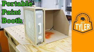 Portable Paint Spray Booth  How To [upl. by Aihsiyt148]