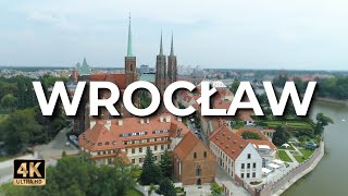 Wrocław z drona  LECE W MIASTO™ 4k [upl. by Inavihs]