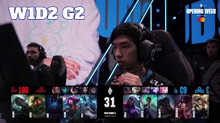 100 vs C9  Week 1 Day 2 S14 LCS Spring 2024  100 Thieves vs Cloud 9 W1D2 Full Game [upl. by Romine376]