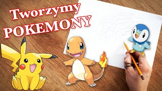 JAK RYSOWAĆ POKEMONY czyli ROZWIJAMY KREATYWNOŚĆ [upl. by Eidde]