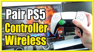 How to CONNECT PS5 Controller WIRELESS to PS5 with BLUETOOTH PAIRING MODE Fast Method [upl. by Chemarin]