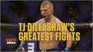 TJ Dillashaw’s greatest fights  Highlights  ESPN MMA [upl. by Aneerbas]