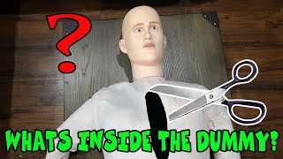 Whats Inside The Dummy Cutting Open The Dummy [upl. by Novyart]