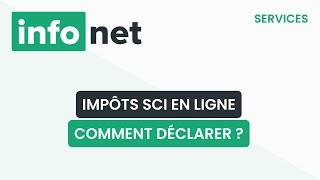 Comment déclarer des impôts SCI en ligne  définition aide lexique tuto explication [upl. by Blondy]