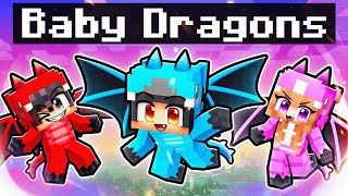 We Turned Into BABY DRAGONS In Minecraft [upl. by Zohar]