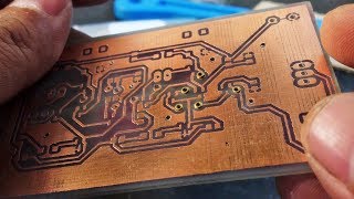 DIY Double sided PCB with Vias  Best Method [upl. by Aicilihp702]