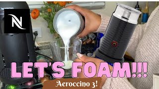 How To Foam Milk With Aeroccino 3 Make Coffee With Foam Tips amp Tricks  Easy Foamed Latte Recipe [upl. by Anileba835]