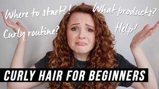 CURLY HAIR FOR BEGINNERS HOW TO START YOUR CURLY HAIR JOURNEY [upl. by Naul]