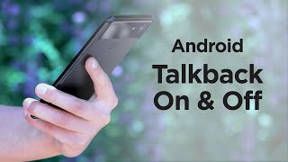 Android Talkback  How to Turn On and Off  Hadley Workshops Android TalkBack [upl. by Barram]