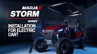 Storm Body Kit for EZGO® TXT ELECTRIC  How to Install Video  Madjax® Golf Cart Accessories [upl. by Deerc]