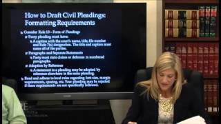 A Paralegals Guide to Pleadings Motions Discovery Requests and Briefs [upl. by Otilopih301]