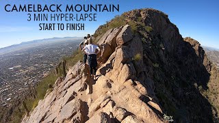 Camelback Mountain  HYPERLAPSE  Start to Finish  Phoenix AZ [upl. by Ardnayek818]