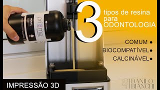 3 Tipos de Resina Odontológica para Impressão 3D ficacomigo [upl. by Nylidam794]